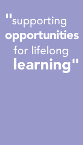 Banner - supporting opportunities for lifelong learning
